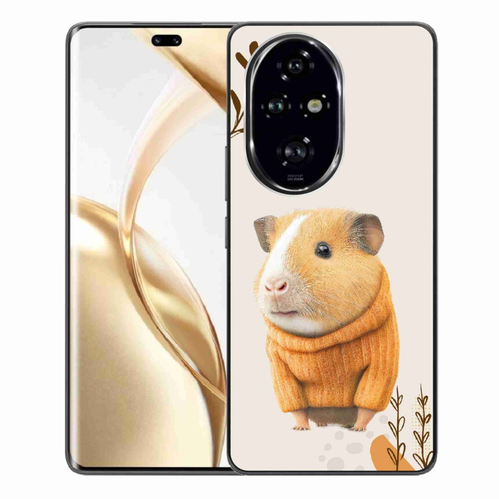Gél borítás mmCase a Honor 200 Pro 5G számára - tengerimalac a pulóverben