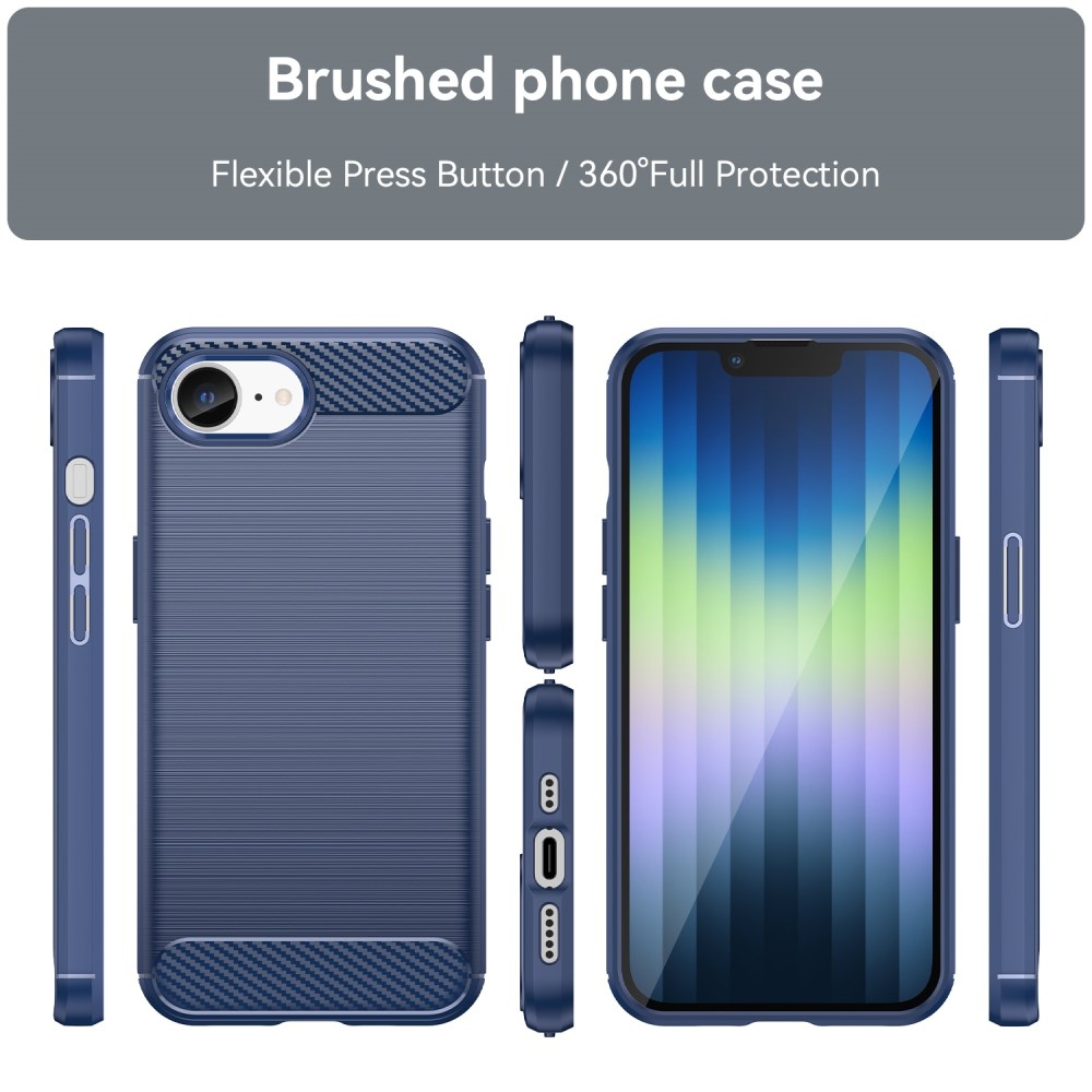 Szénálló zselés tok iPhone 16e készülékhez - kék