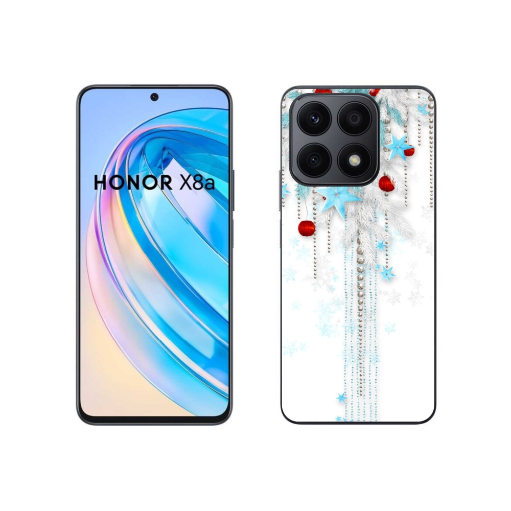 Gél borítás mmCase a Honor X8a számára - Karácsonyi dekoráció