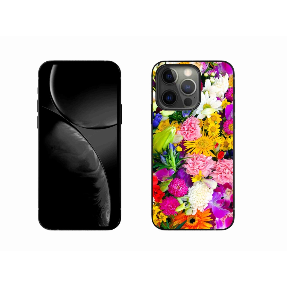 Zselés borítás mmCase iPhone 13 Pro készülékhez - virág 12