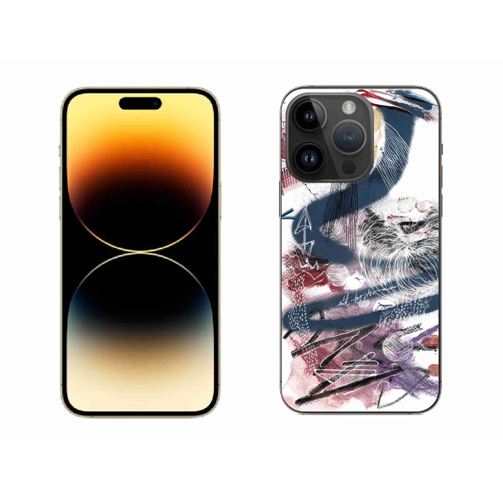 Gél borítás mmCase iPhone 14 Pro Max készülékhez - absztrakt motívum 28