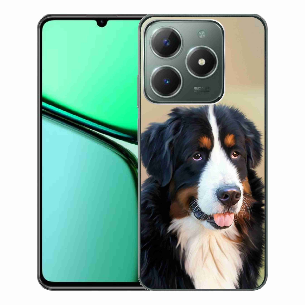 Gélhüvely mmCase a Realme C61 készülékhez - Berni hegyi kutya