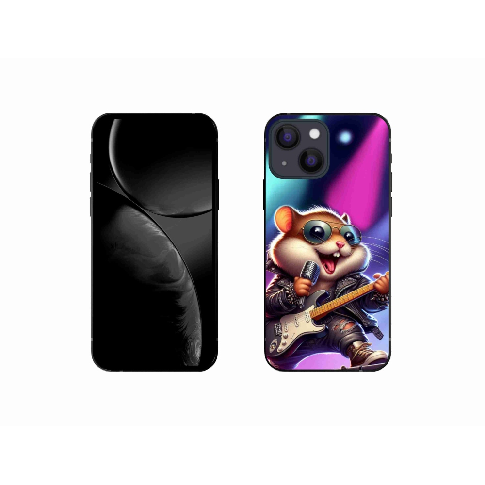 Gél borítás mmCase iPhone 13 mini 5.4 - hamster rockerhez