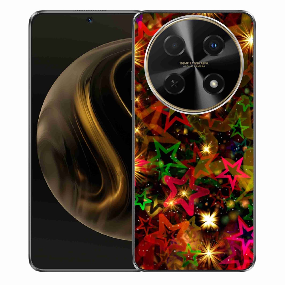 Gél borítás mmCase a Huawei Nova 12i készülékhez - színes csillagok