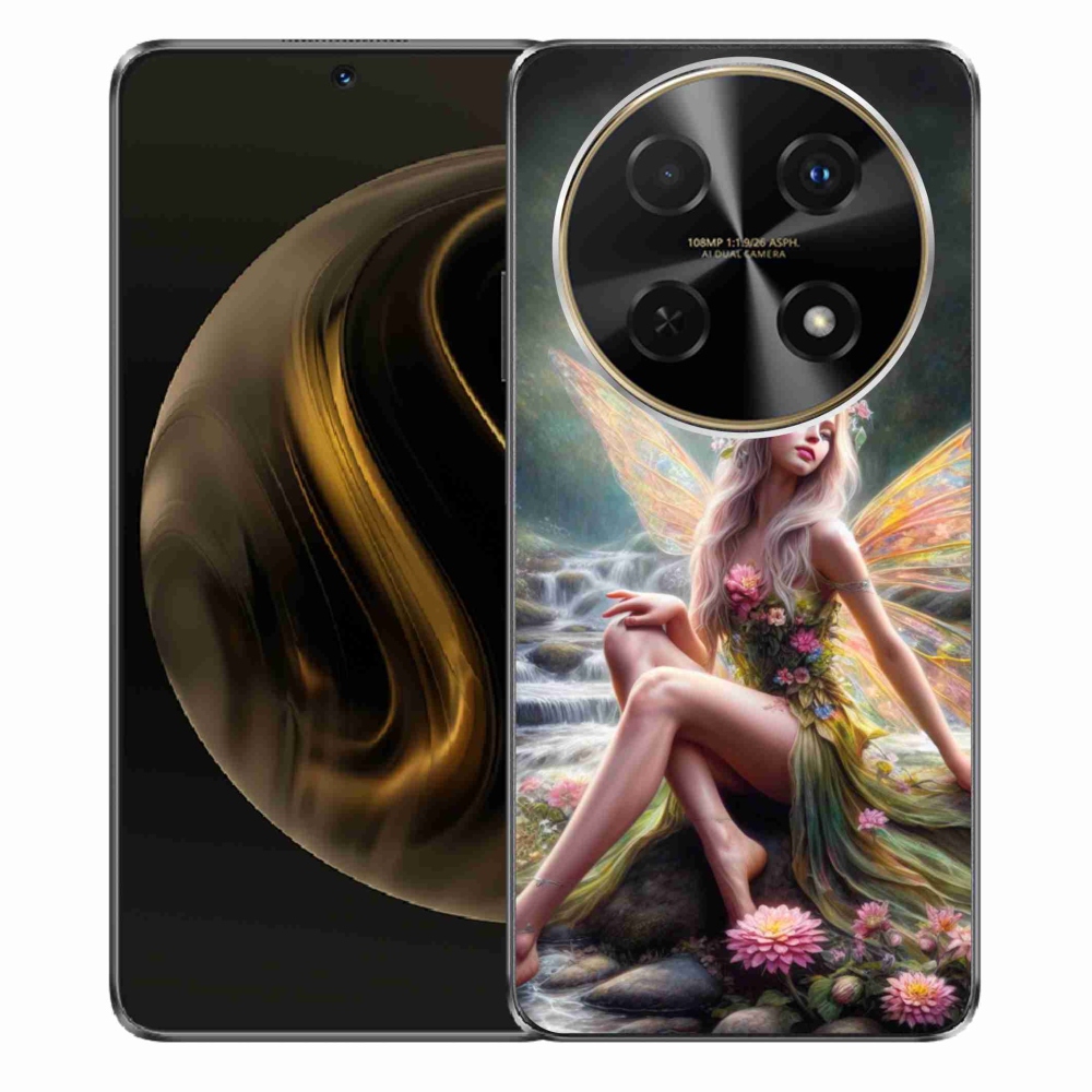 Gél borítás mmCase a Huawei Nova 12i - pillangó nőhöz 1