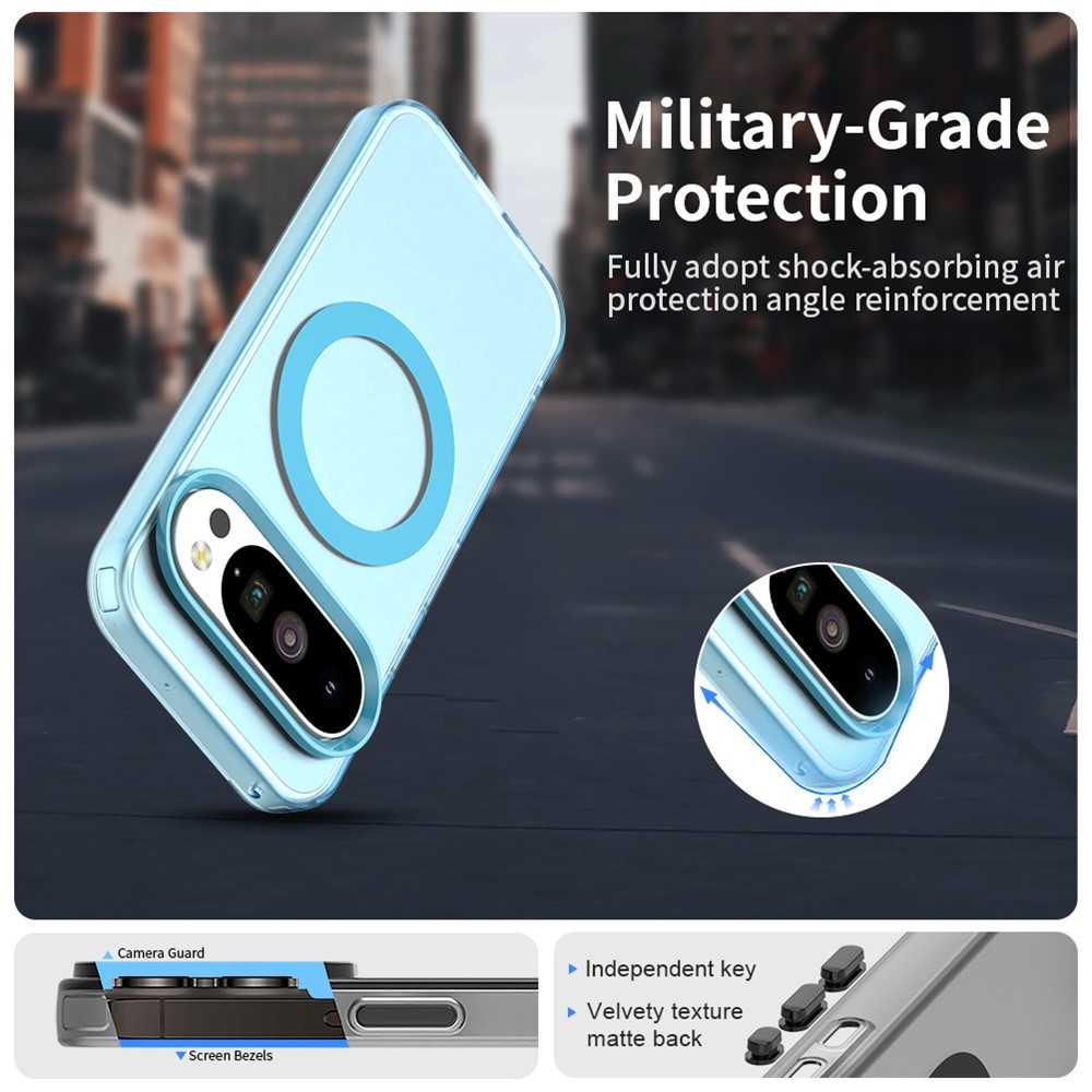 Candy MagSafe zselés tok Google Pixel 10 Pro/Pixel 10 készülékhez - kék