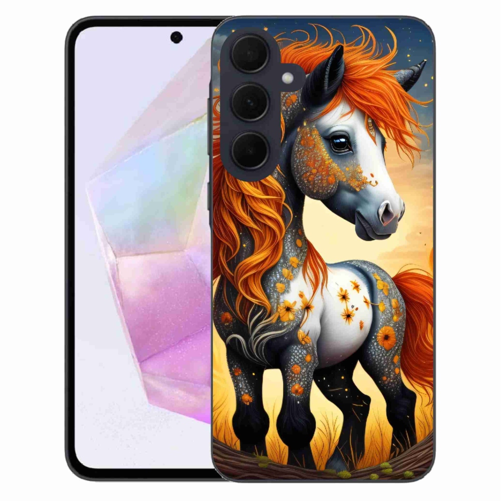Zselés borítás mmCase Samsung Galaxy A35 5G - színes póni