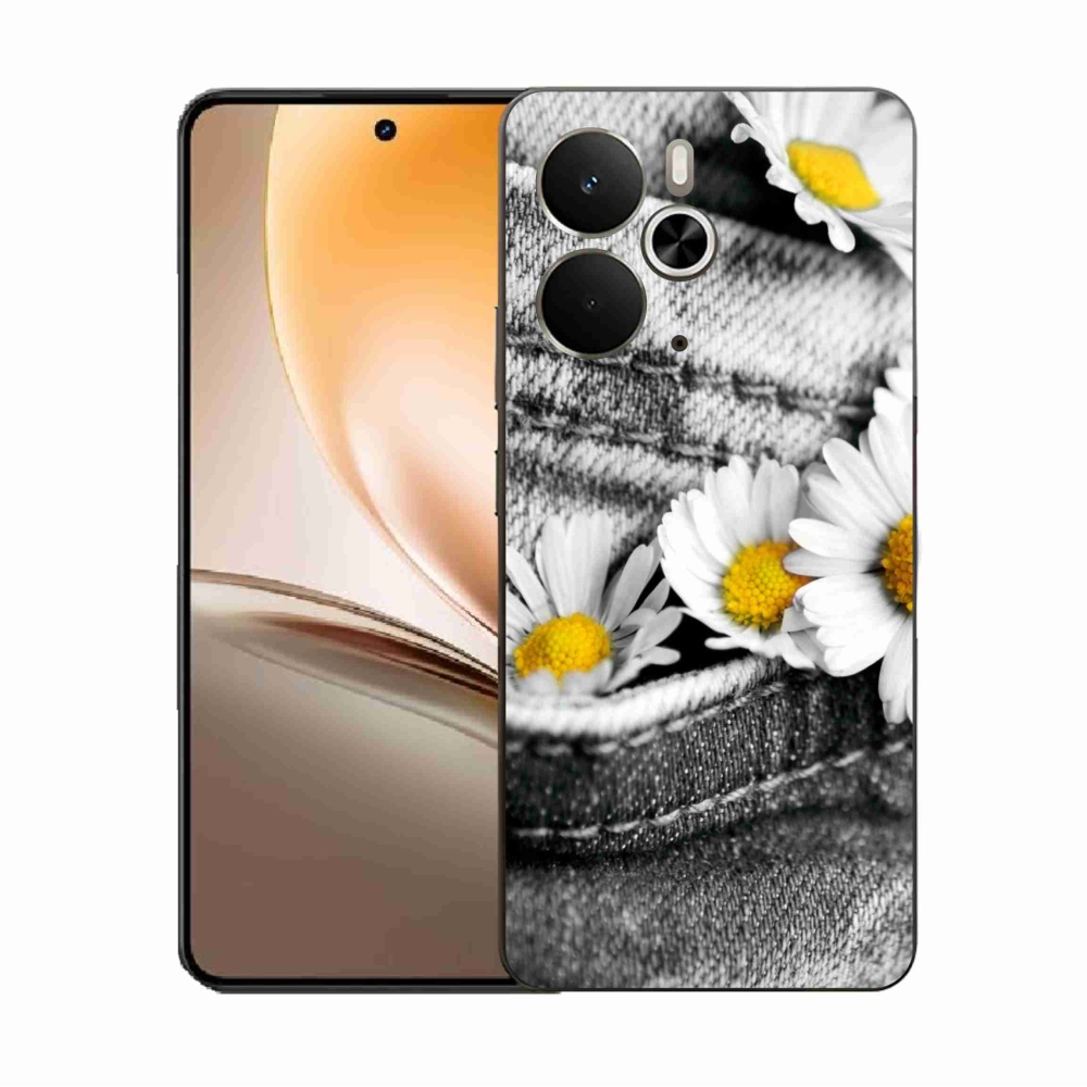 Gél borítás mmCase a Realme 14 5G készülékhez - margaréták