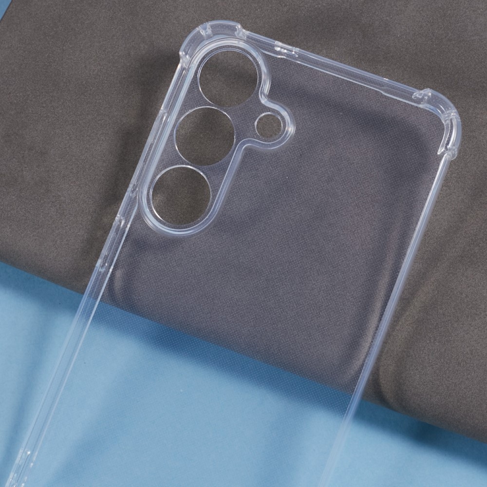 Átlátszó zselés tok húzózsinórral Samsung Galaxy S25 készülékhez