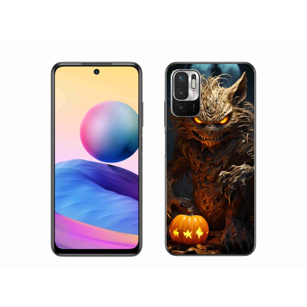 Gél borítás mmCase a Xiaomi Redmi Note 10 5G-hez - Halloween szörnyeteg