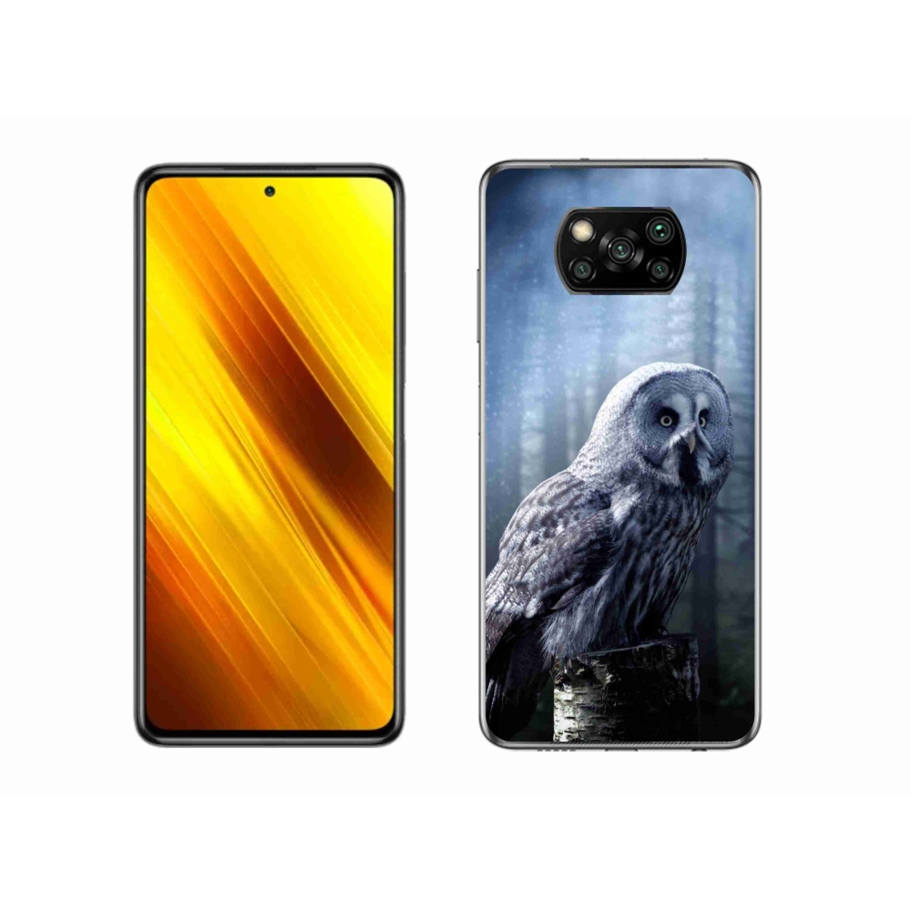 Gél borítás mmCase a Xiaomi Poco X3 Pro számára - bagoly