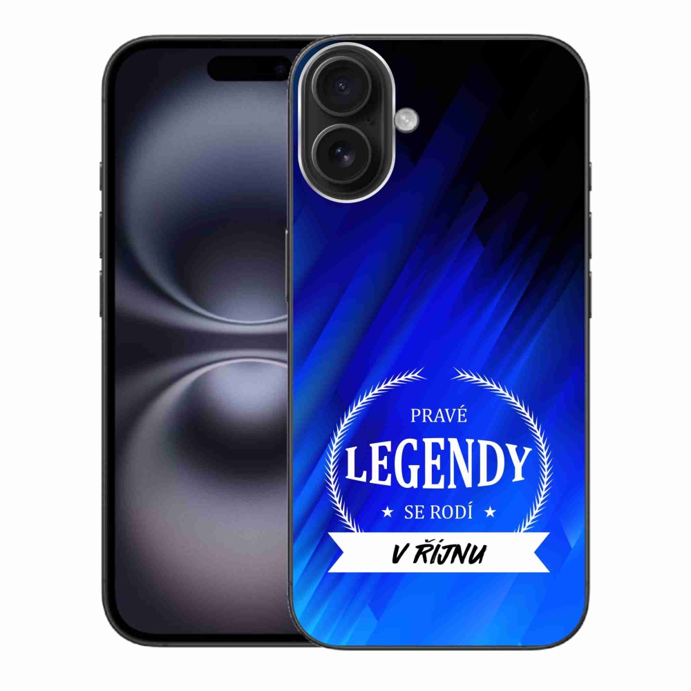 Gél borítás mmCase iPhone 16 Plus készülékhez - Októberi legendák kék háttérrel