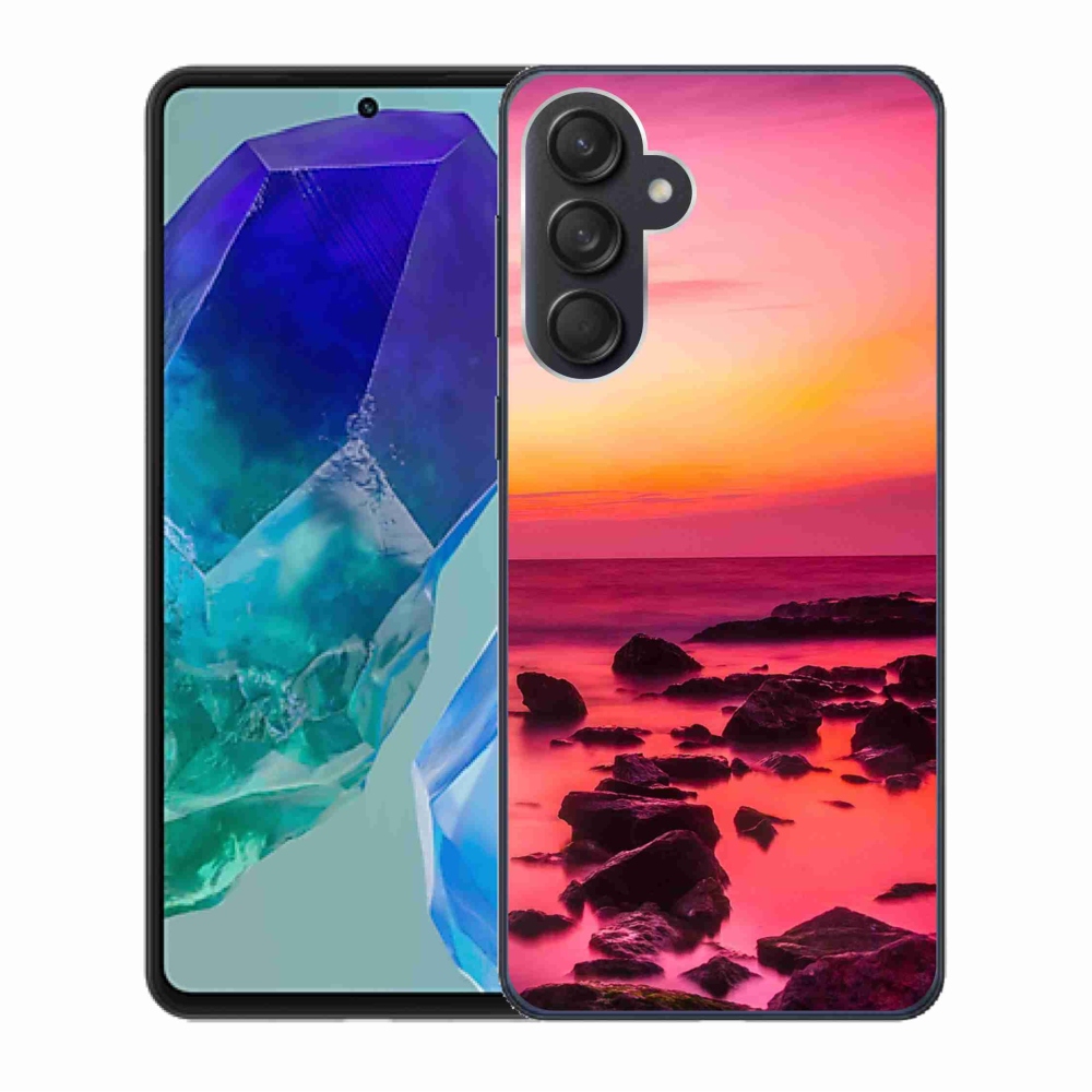 Gél borítás mmCase Samsung Galaxy M55 5G - tenger és ragyogás