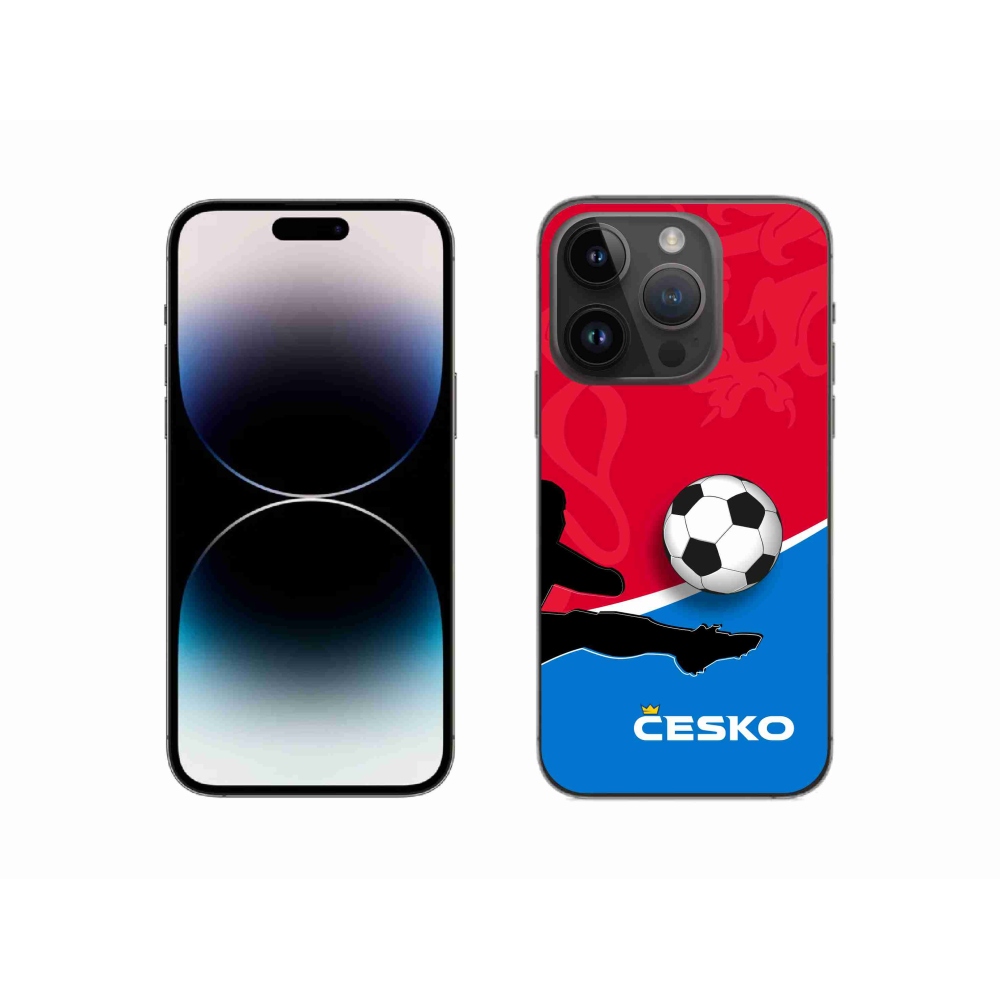Gél borítás mmCase iPhone 14 Pro 6.1 - Labdarúgás Csehország 2