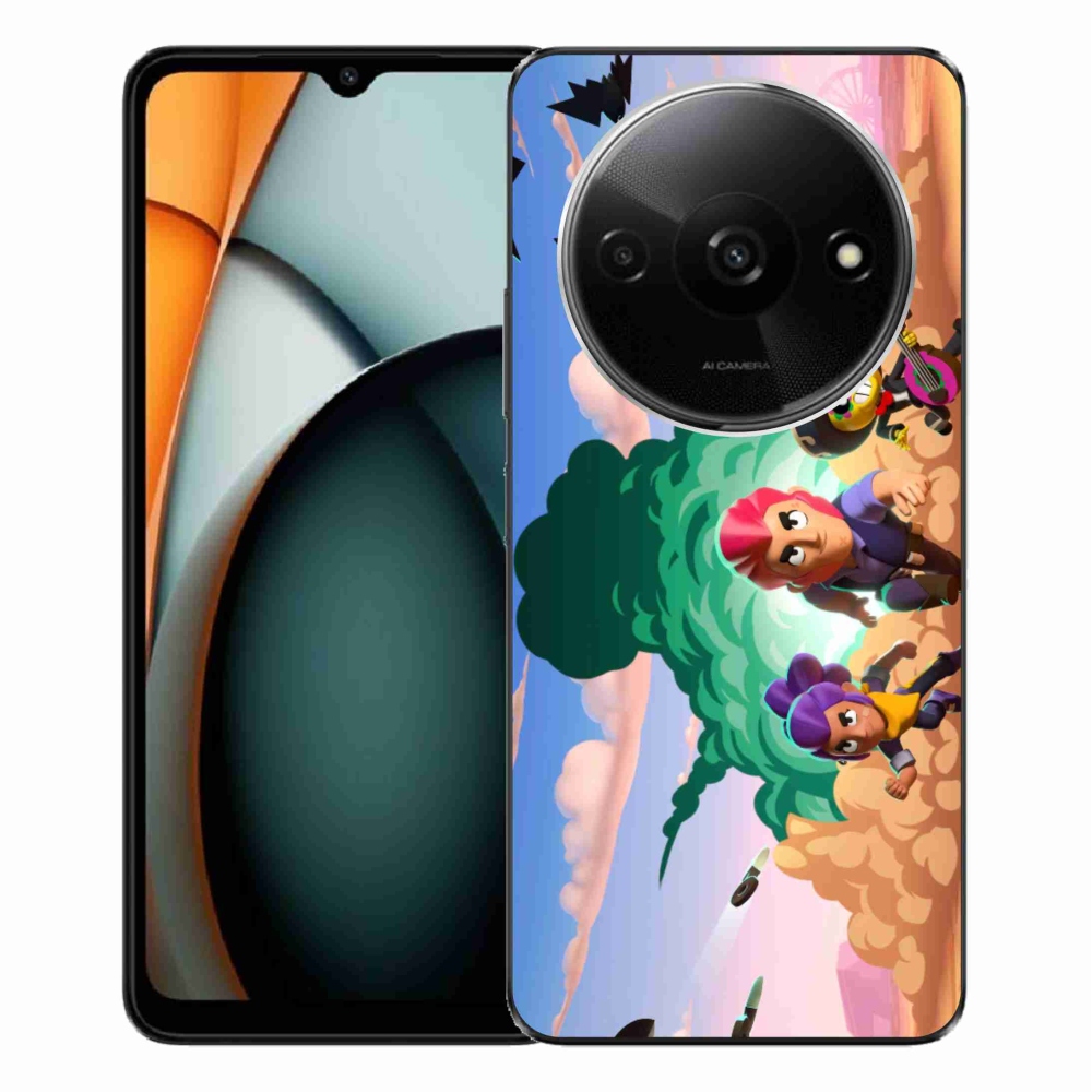 Gél borítás mmCase a Xiaomi Redmi A3-hoz - verekedés csillagok
