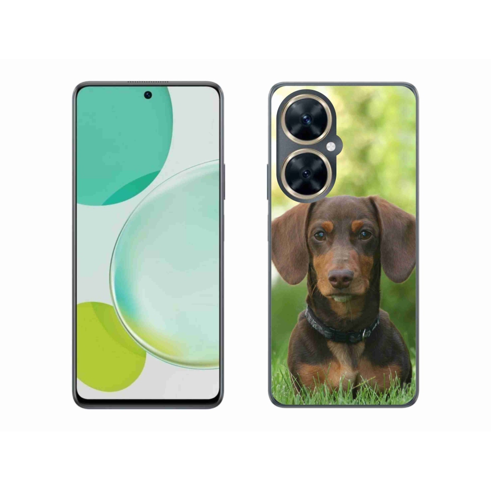 Gél tok mmCase a Huawei Nova 11i készülékhez - barna tacskó