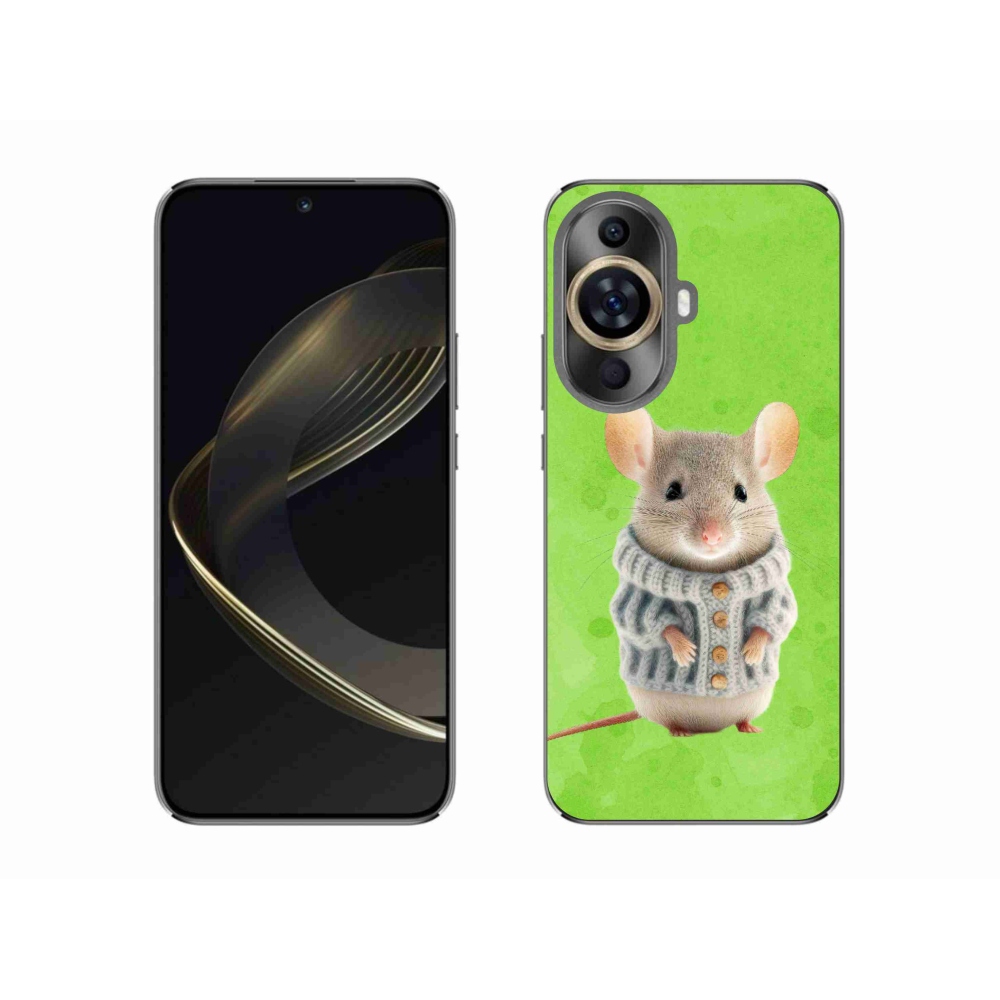 Gél borítás mmCase a Huawei Nova 11 készülékhez - egér pulóverben