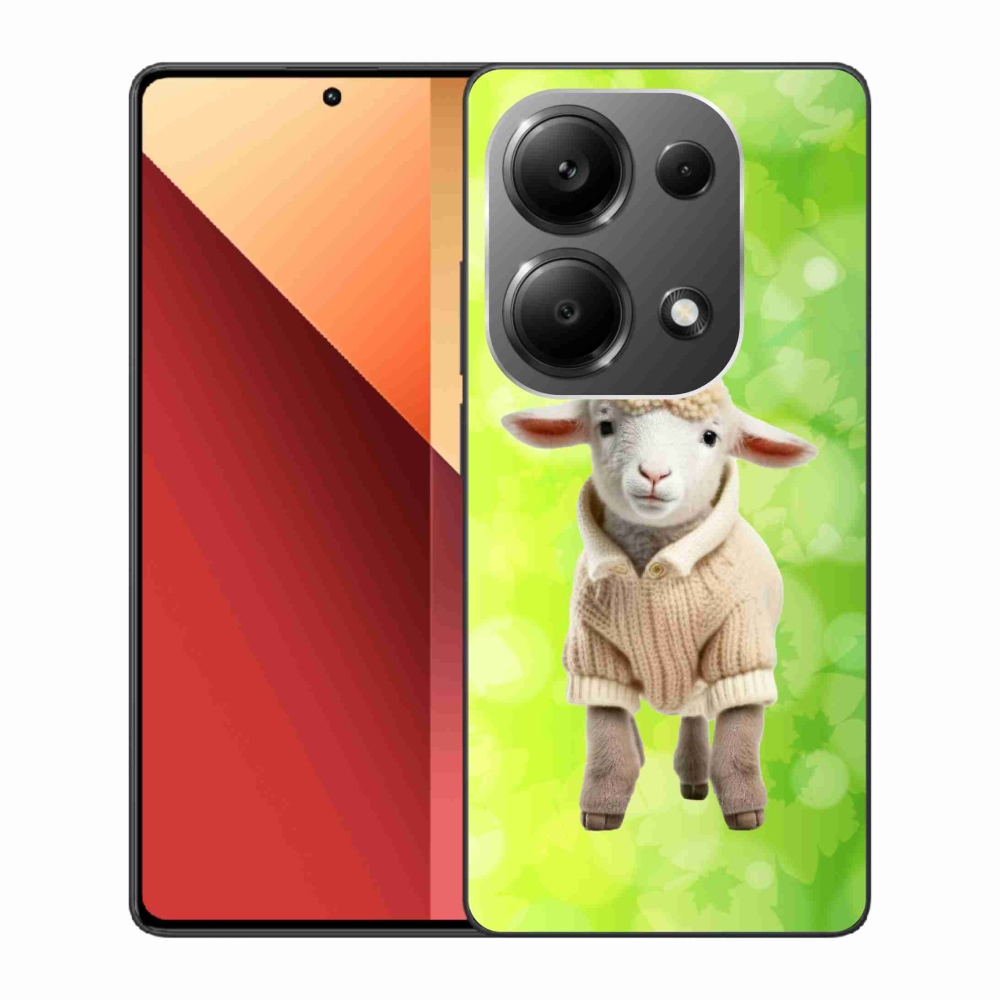 Zselés borítás mmCase a Xiaomi Redmi Note 13 Pro 4G/Poco M6 Pro - bárányhús pulóverben
