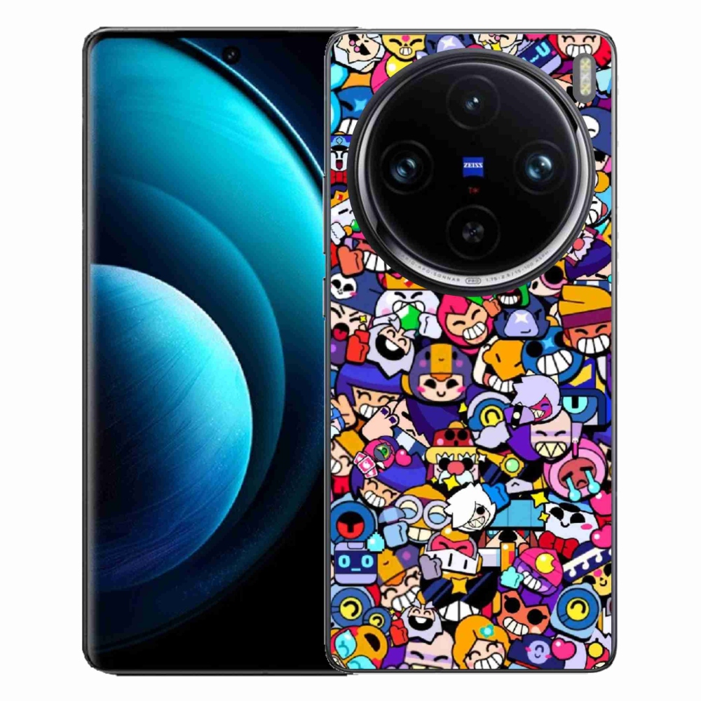 Zselés borítás mmCase a Vivo X100 Pro 5G-hez - verekedős csillagok 2