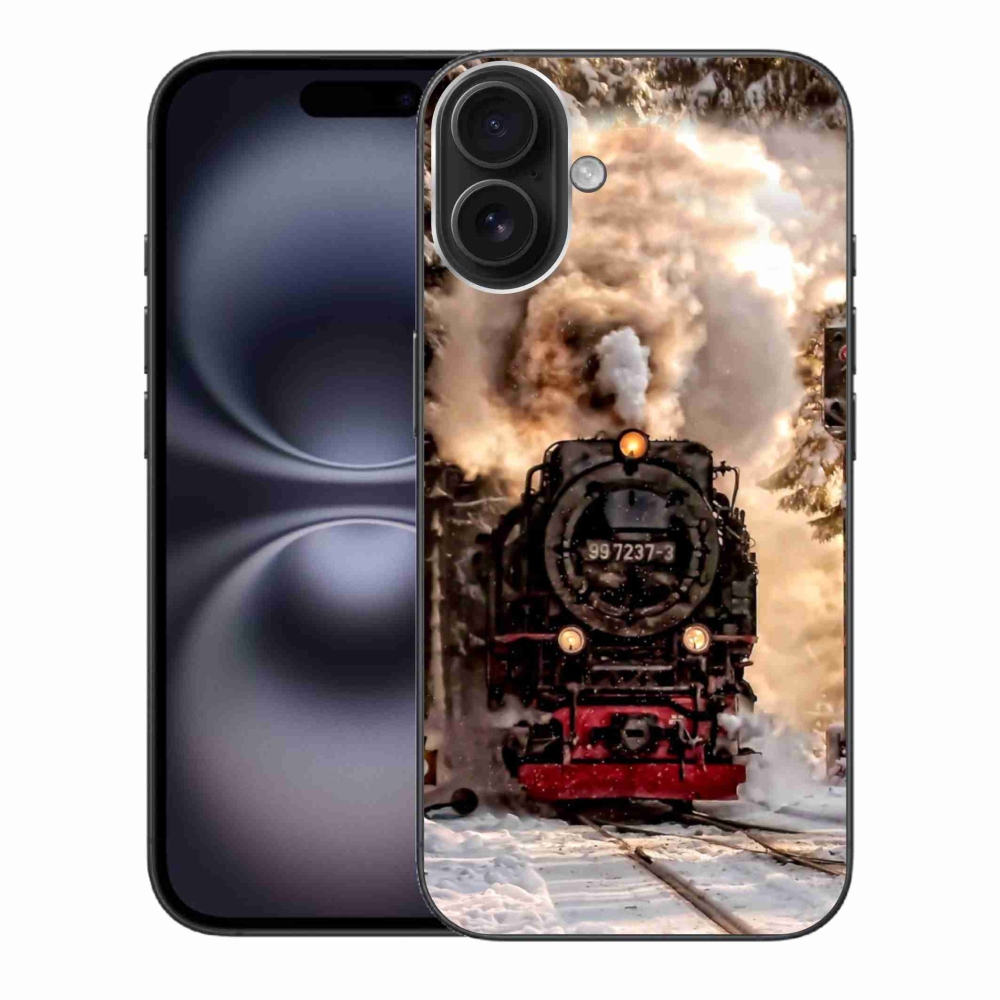 Zselés borítás mmCase iPhone 16 Plus készülékhez - vonat
