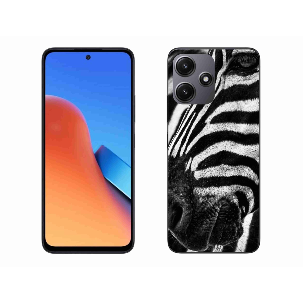 Gél borítás mmCase a Xiaomi Redmi 12 5G készülékhez - zebra