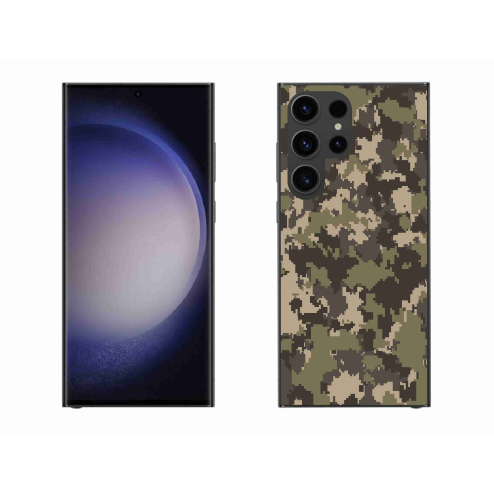 Zselés borítás mmCase Samsung Galaxy S23 Ultra 5G - terepszínű mintázat 12
