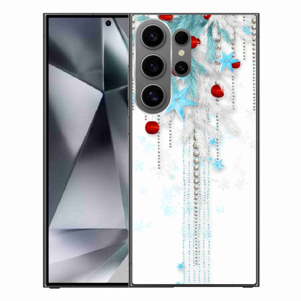 Gél borítás mmCase Samsung Galaxy S24 Ultra készülékhez - karácsonyi díszek