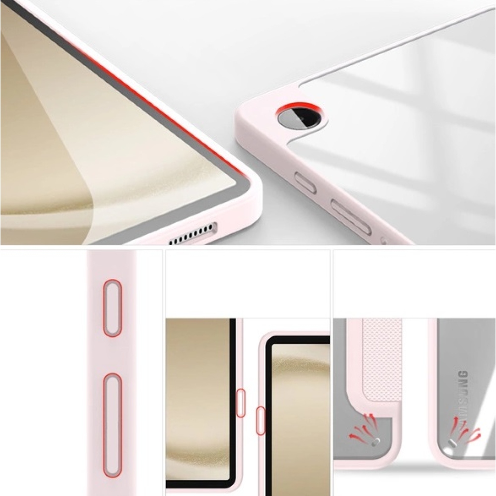 DUX okos táblagép tok Samsung Galaxy Tab A9 - rózsaszín