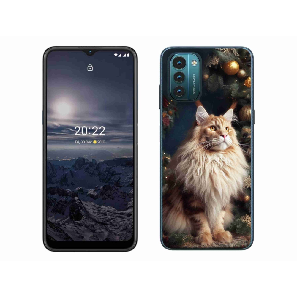Zselés borítás mmCase a Nokia G11/G21 készülékhez - macska a fánál
