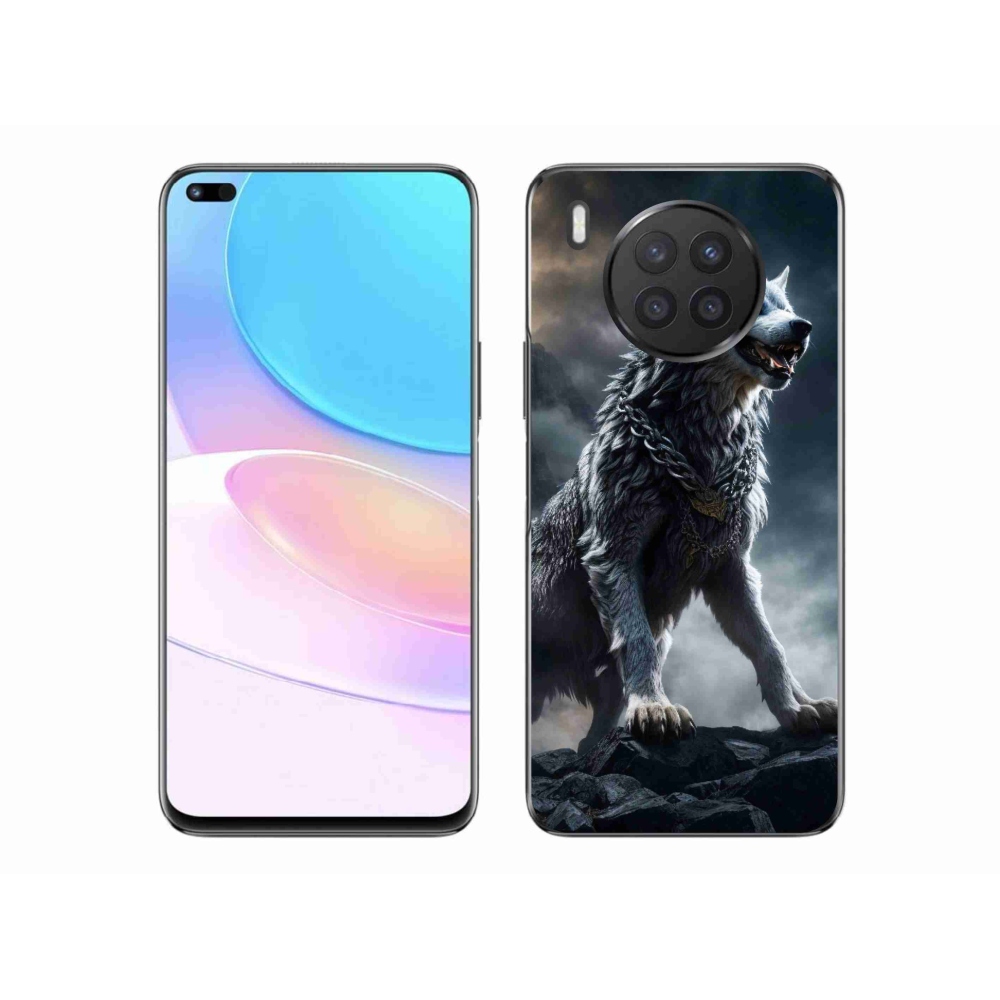 Gél borítás mmCase a Huawei Nova 8i készülékhez - farkas 1