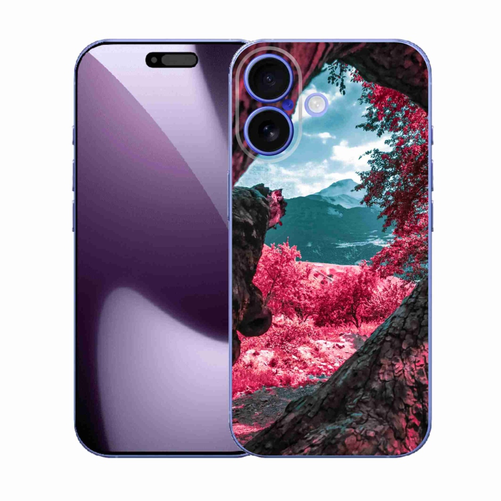 Zselés borítás mmCase iPhone 17 készülékhez - hegyi kilátás