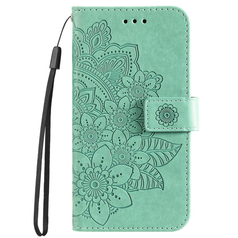 Mandala könyv tok a Huawei Nova 12 SE-hez - teáskék színben