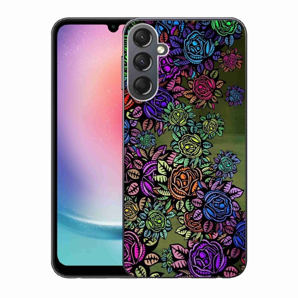 Gél borítás mmCase Samsung Galaxy A24 - virágok 6