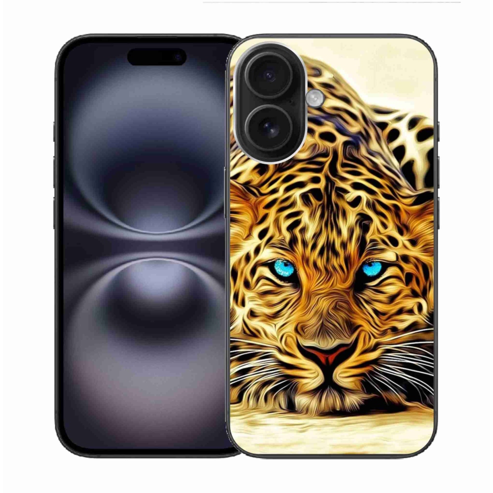 Gél borítás mmCase iPhone 16 készülékhez - rajzfilm tigris