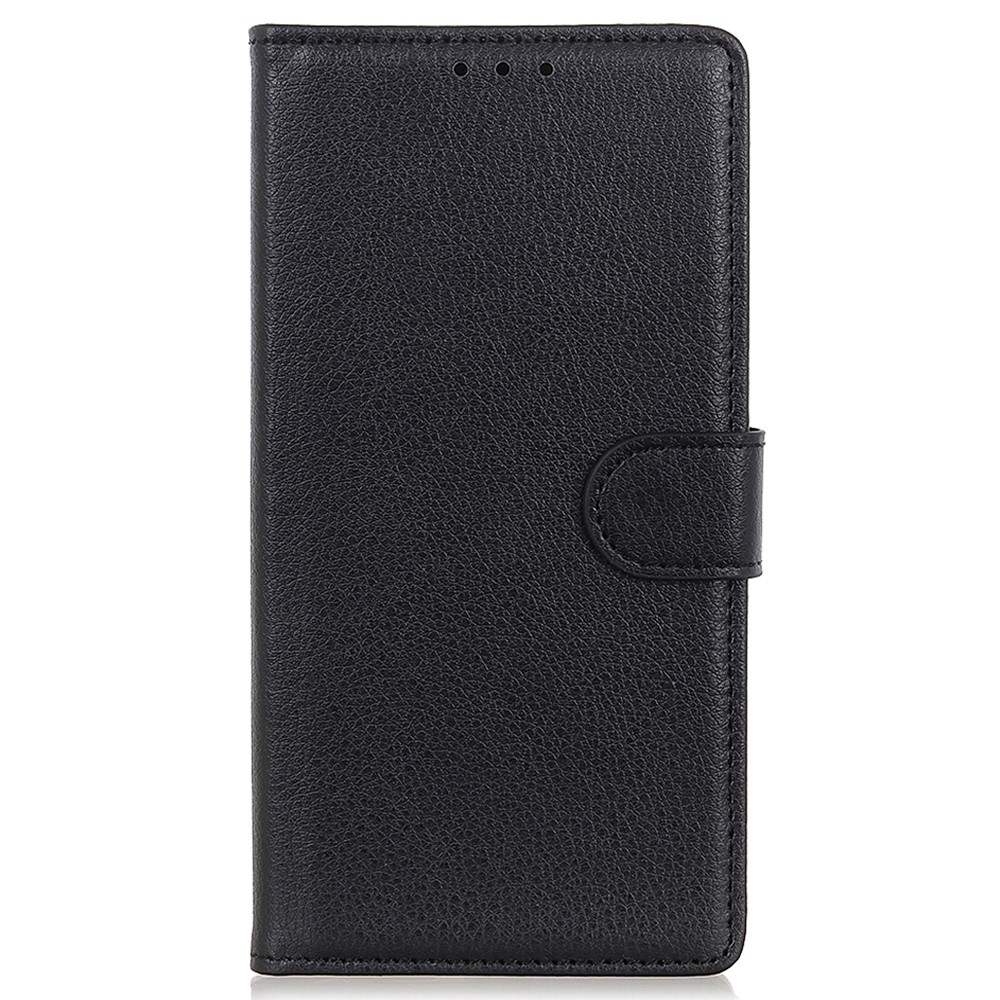 Litchie könyv tok a Xiaomi Redmi Note 13 Pro 4G/Poco M6 Pro számára - fekete