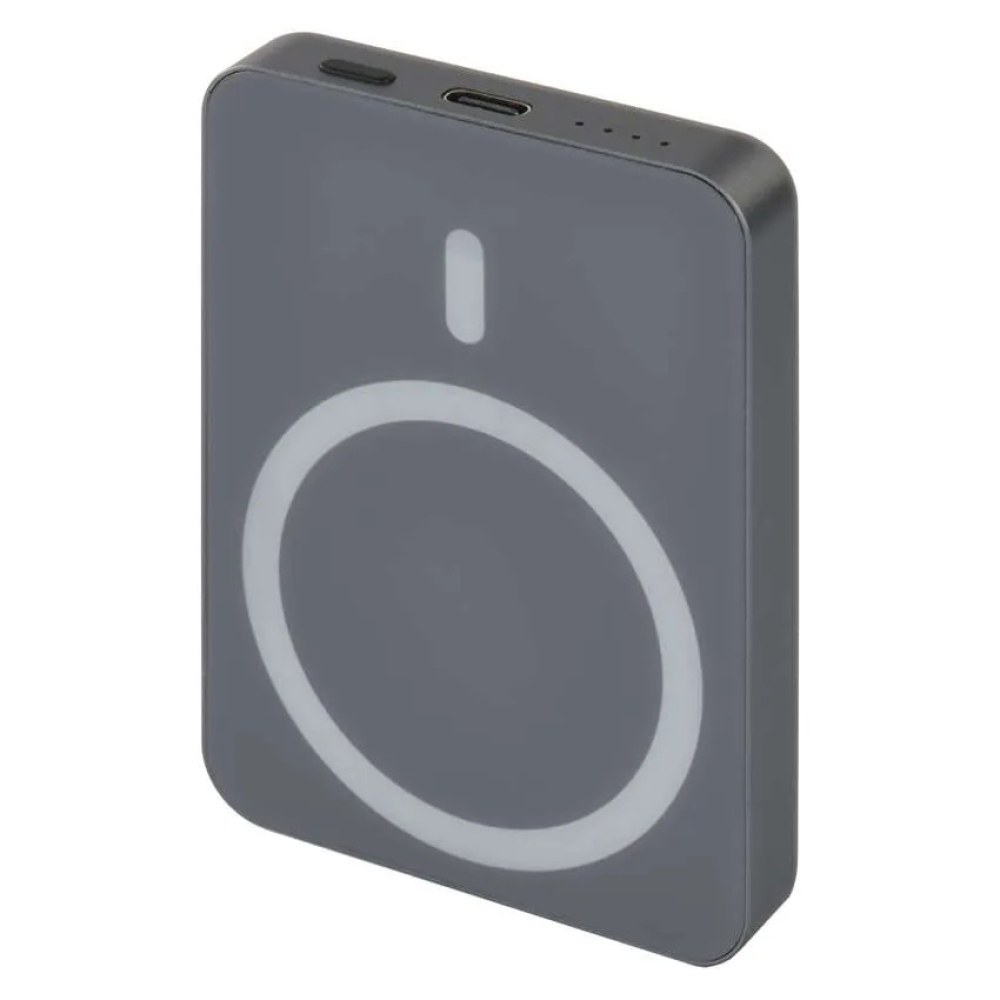 Powerbank EMOS WI 522, 5000 mAh, 20 W+vezeték nélküli - szürke