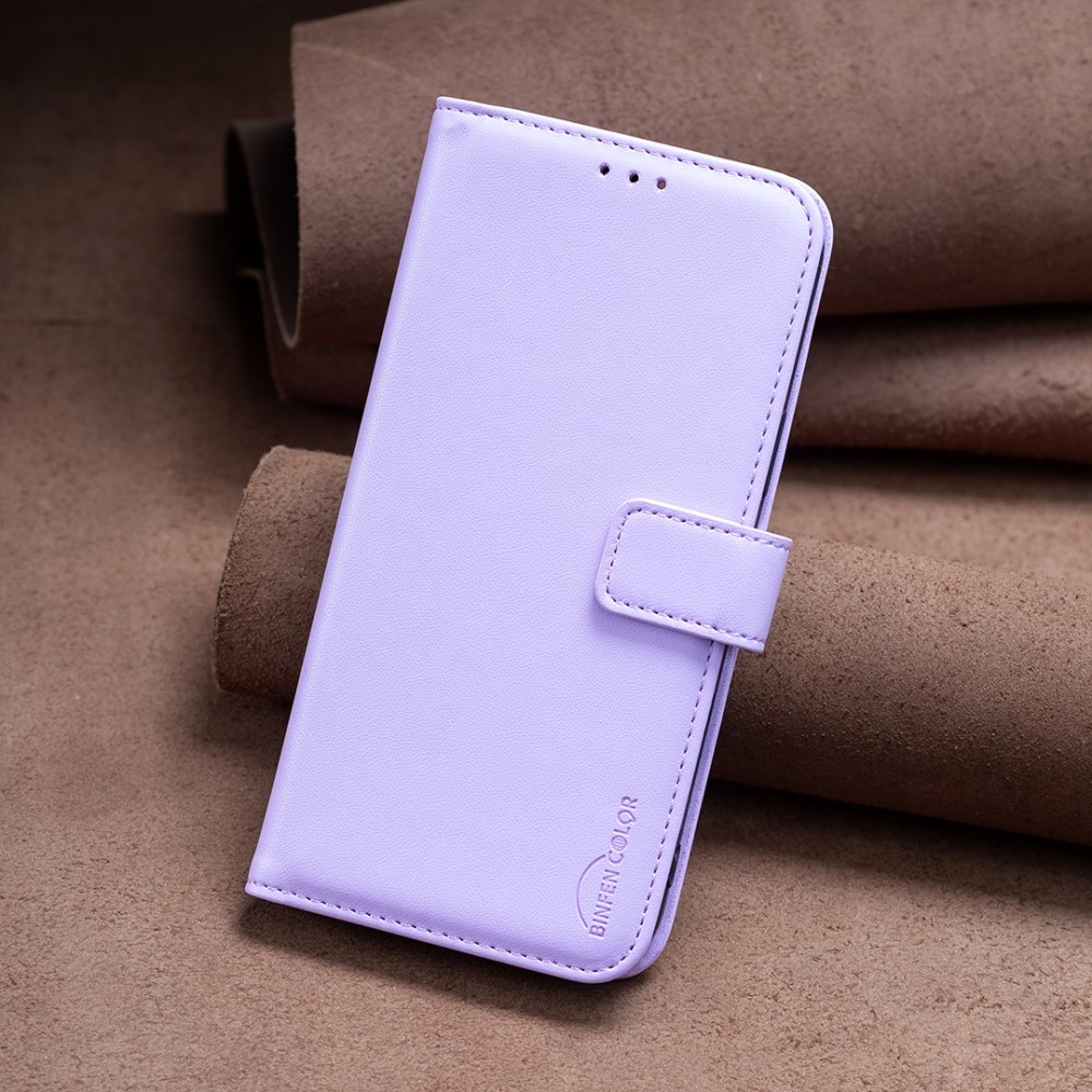 BNF könyvtáska Samsung Galaxy M15 5G - világos lila