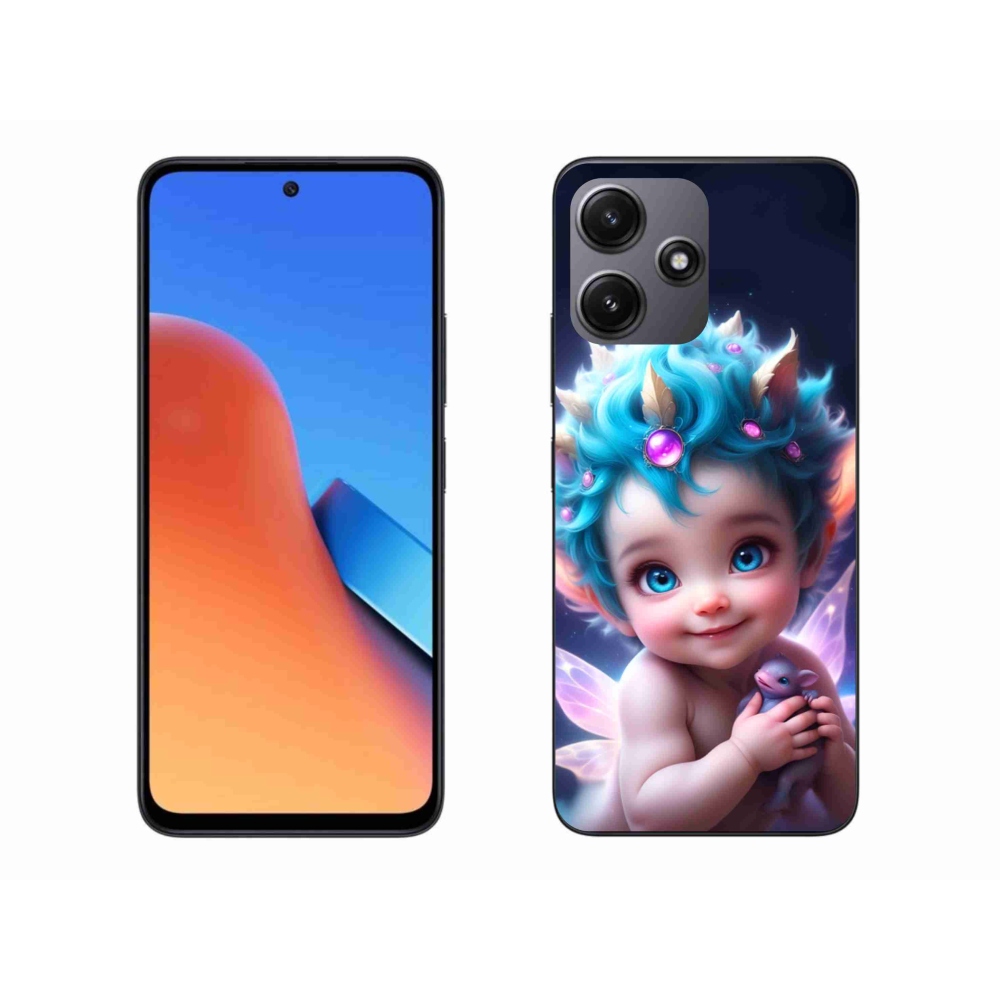 Gél borító mmCase a Xiaomi Redmi 12 5G-hez - baba pillangószárnyakkal