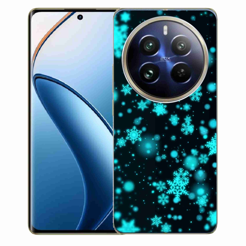 Gél borítás mmCase a Realme 12 Pro 5G/12 Pro+ 5G - hópelyhek 1