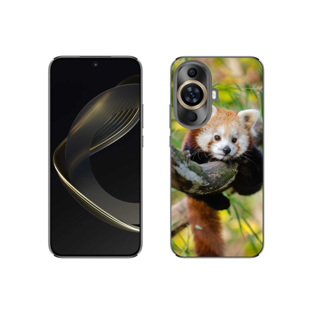 Gél borítás mmCase a Huawei Nova 11 készülékhez - panda piros