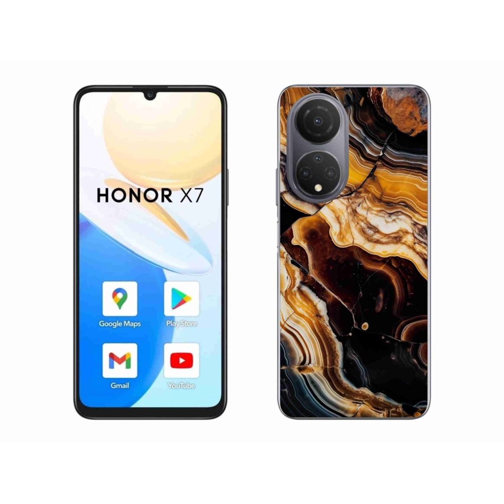 Zselés borítás mmCase a Honor X7-hez - szemüveges láma