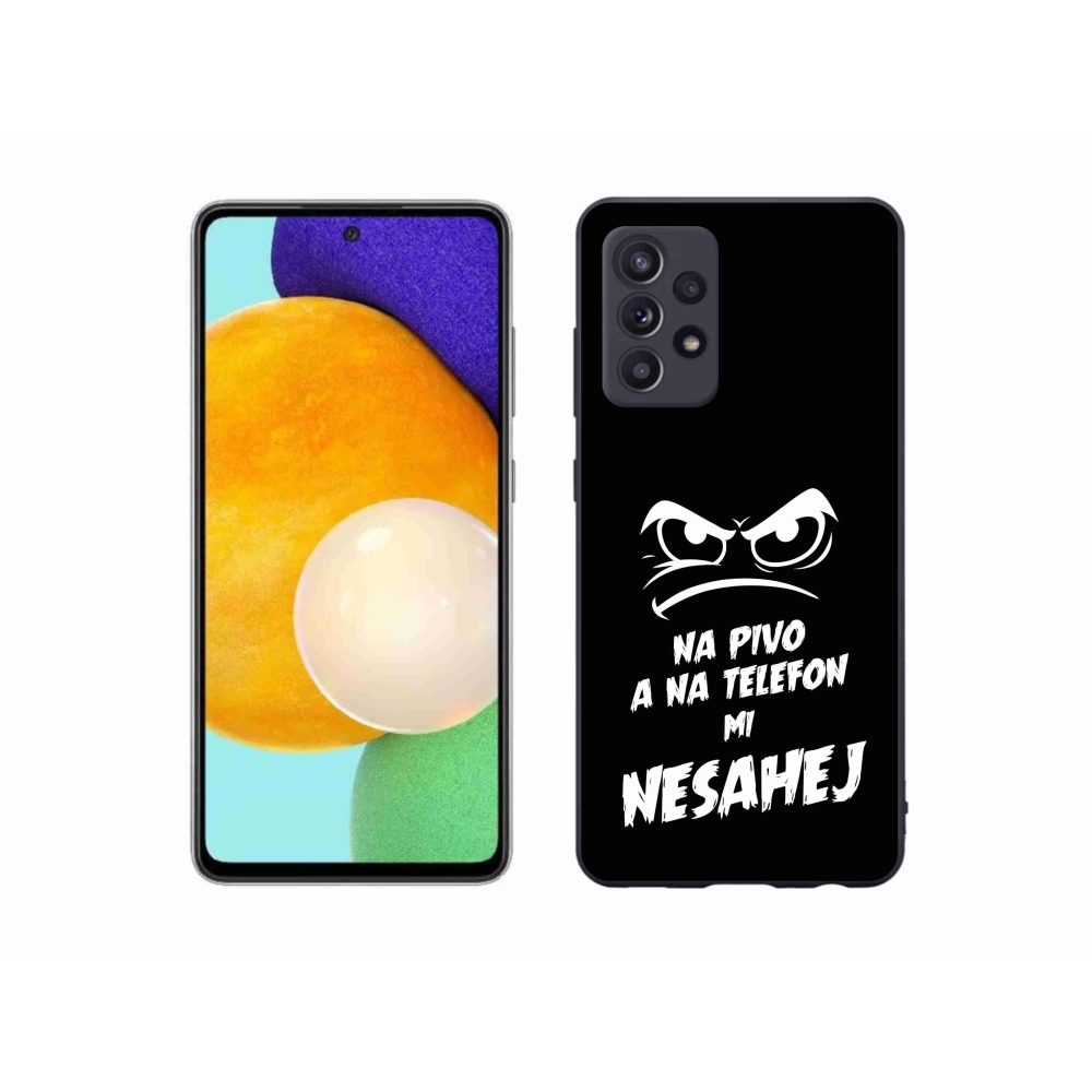 Gél borítás mmCase Samsung Galaxy A52/A52 5G - sör motívum 2 fekete háttér