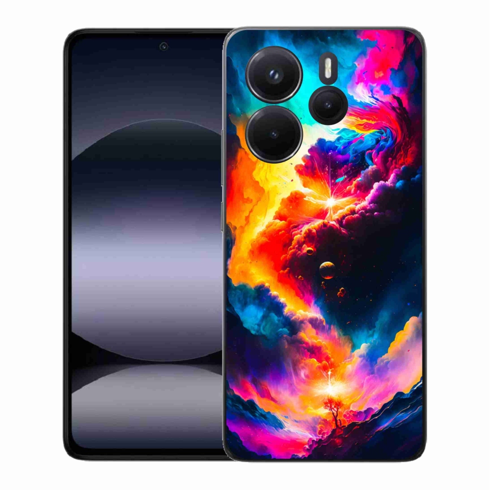 Gél borítás mmCase a Xiaomi Redmi Note 14-hez - absztrakt motívum