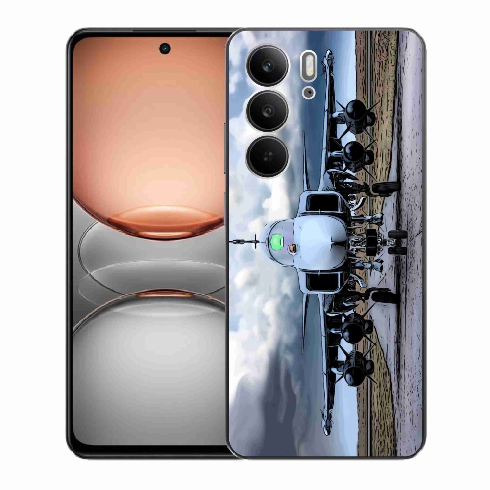 Gél borítás mmCase a Realme C75-hez - katonai repülőgépek
