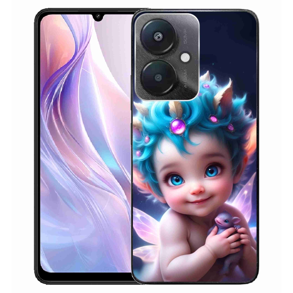 Gél borító mmCase a Xiaomi Redmi 13C 5G-hez - baba pillangószárnyakkal