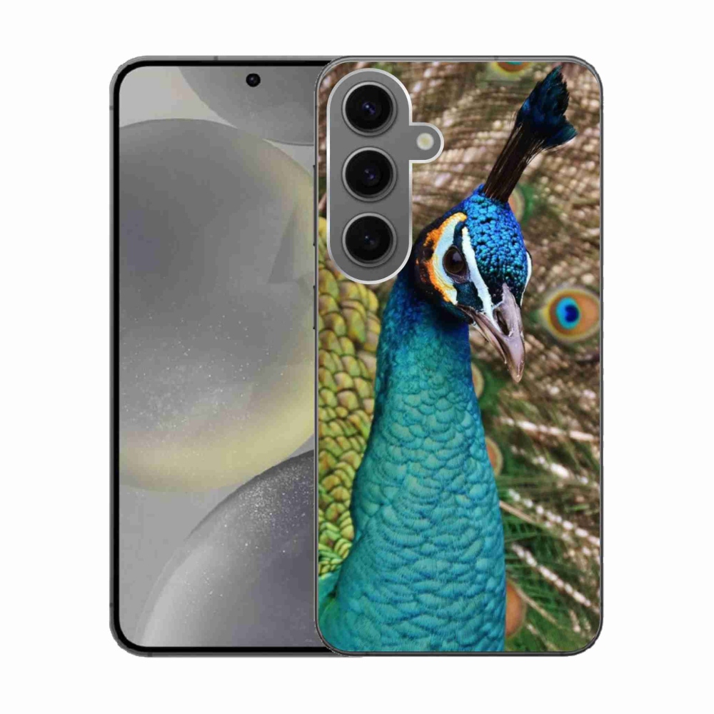 Gél védőhuzat mmCase Samsung Galaxy S24 készülékhez - páva