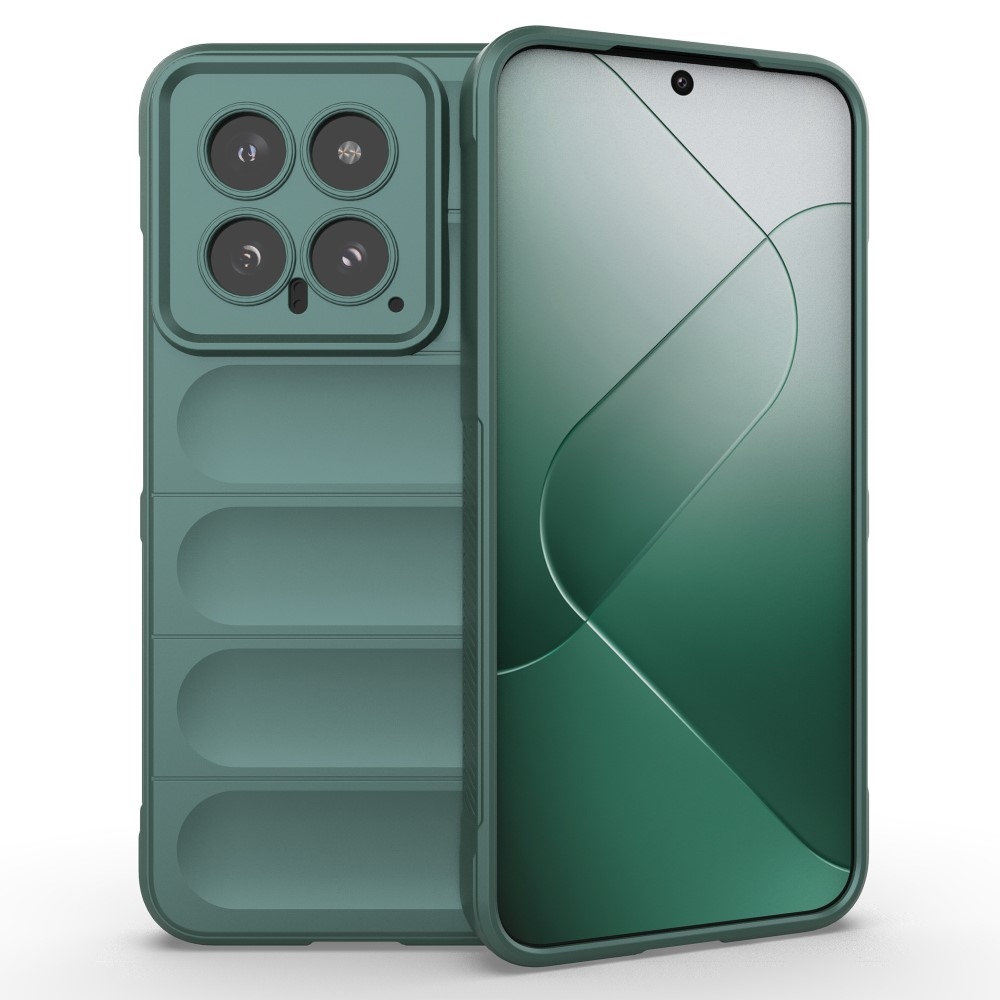 Rugg tartós zselés tok Xiaomi 14 - zöld