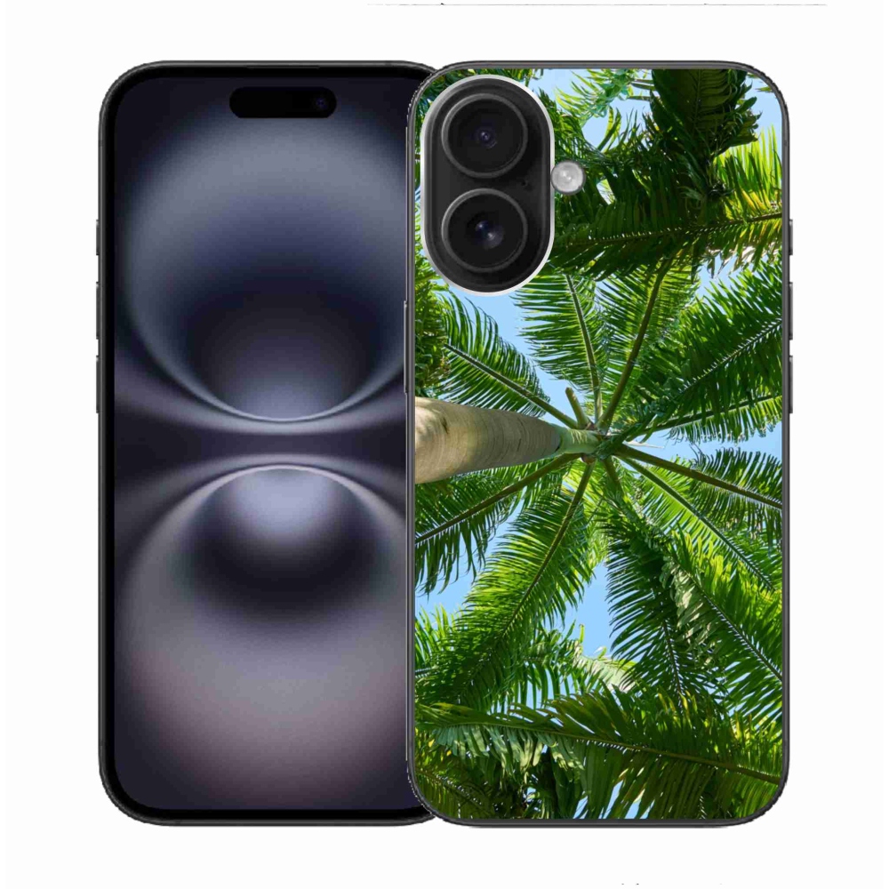 Gél borítás mmCase iPhone 16 készülékhez - pálmafa