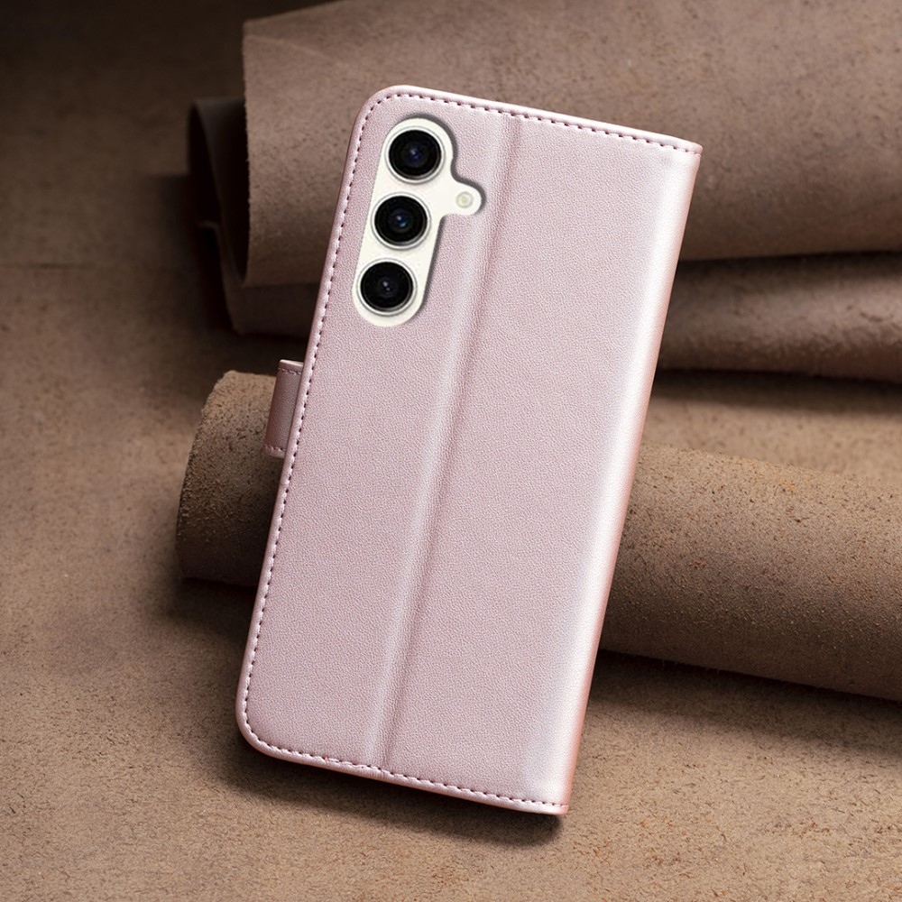 BNF könyvtáska Samsung Galaxy S23 FE készülékhez - rózsaarany