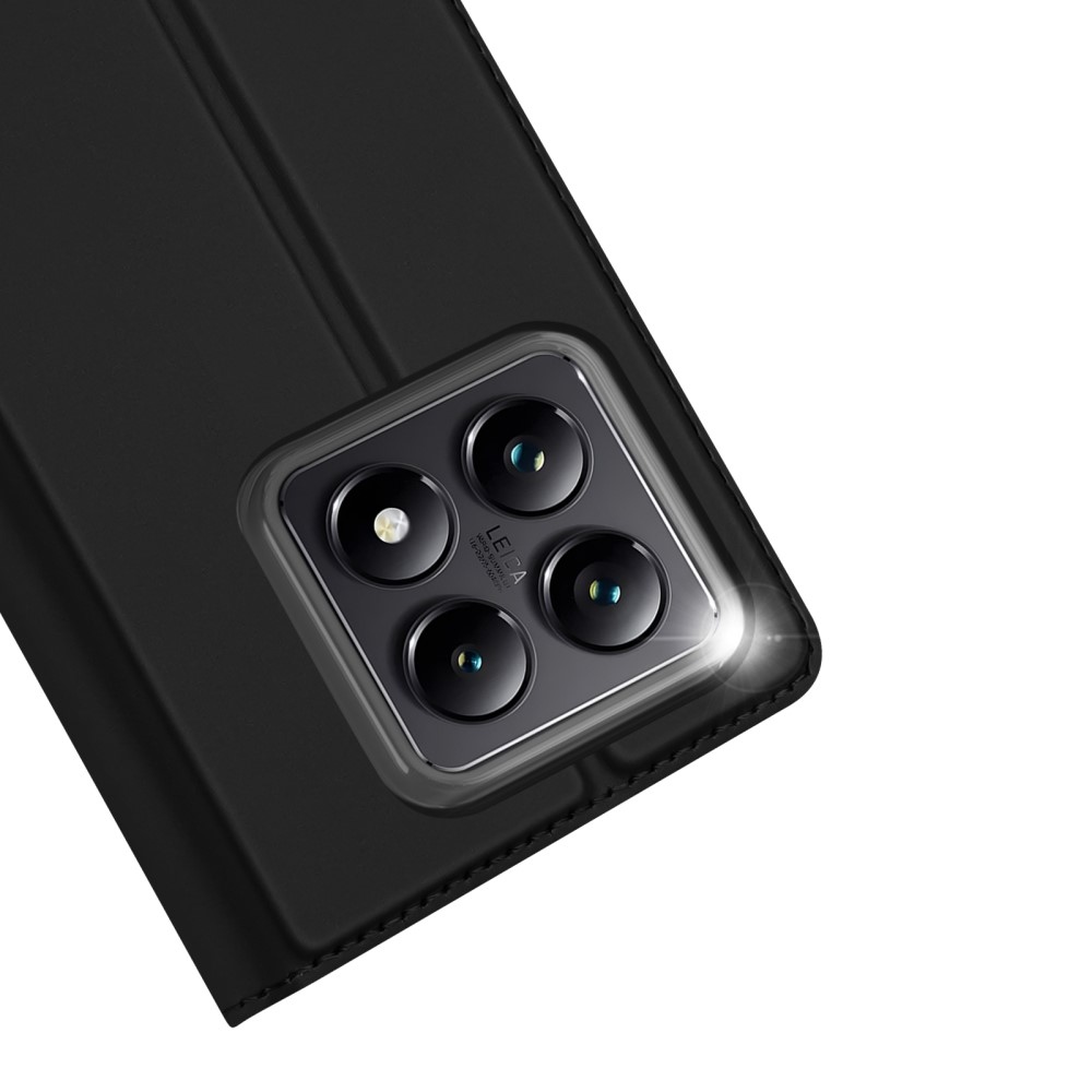 DUX könyvtáska Xiaomi 14T Pro-hoz - fekete